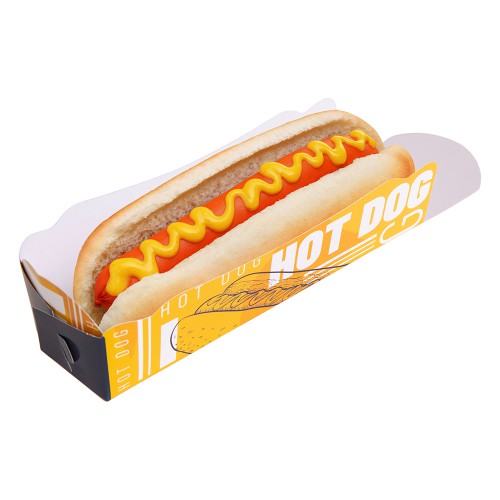 25- Embalagens Hot Dog | 17,5x5,5x4,5 cm | Triplex 250g | 4x0 cores | Sem Verniz | 5.000 Unid.