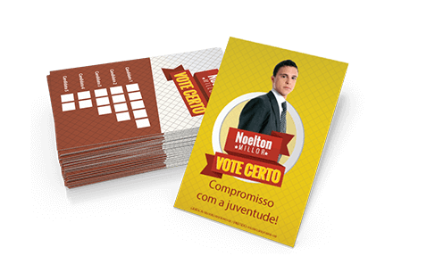 15- Cartão Colinha - 4x4 - Sem Verniz - Couche 115g - 40.000 unid